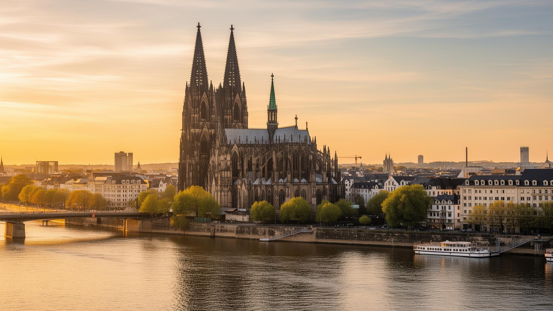 Kölner Dom und Rheinpanorama
